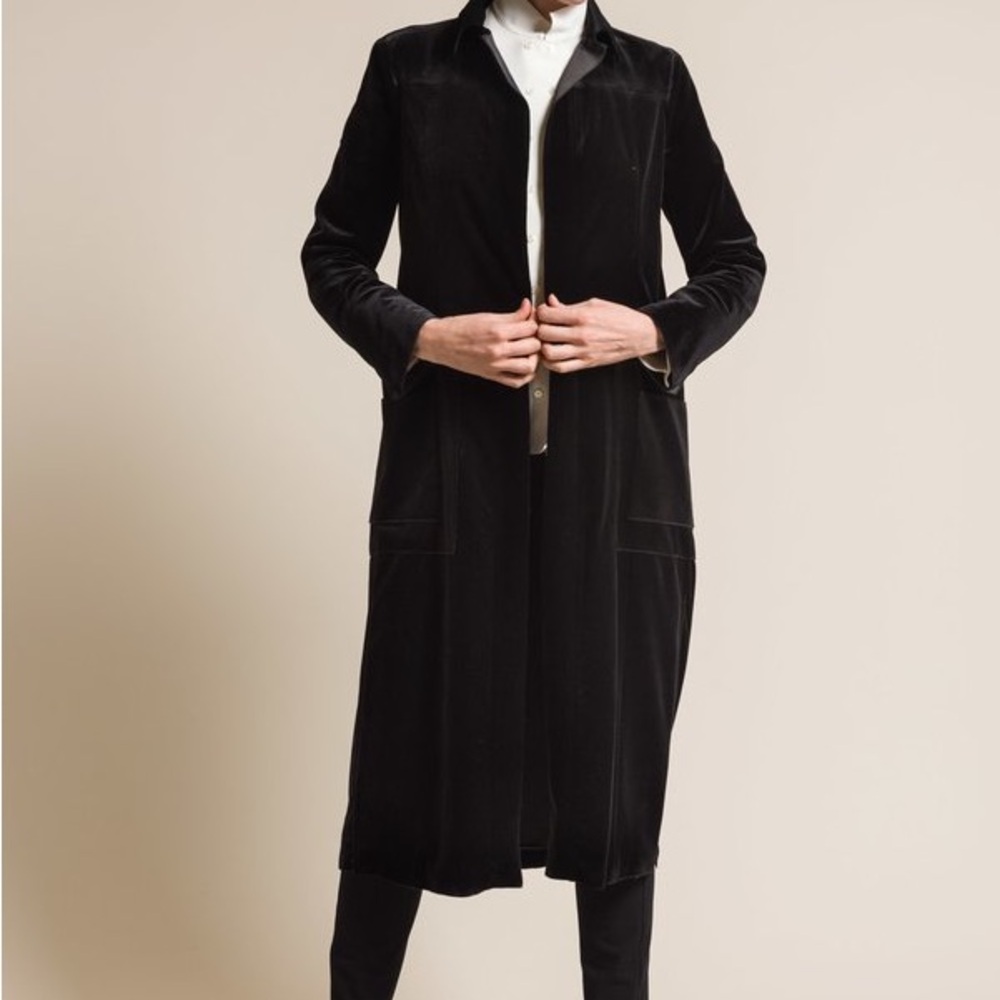 Akris Black Trench Coat